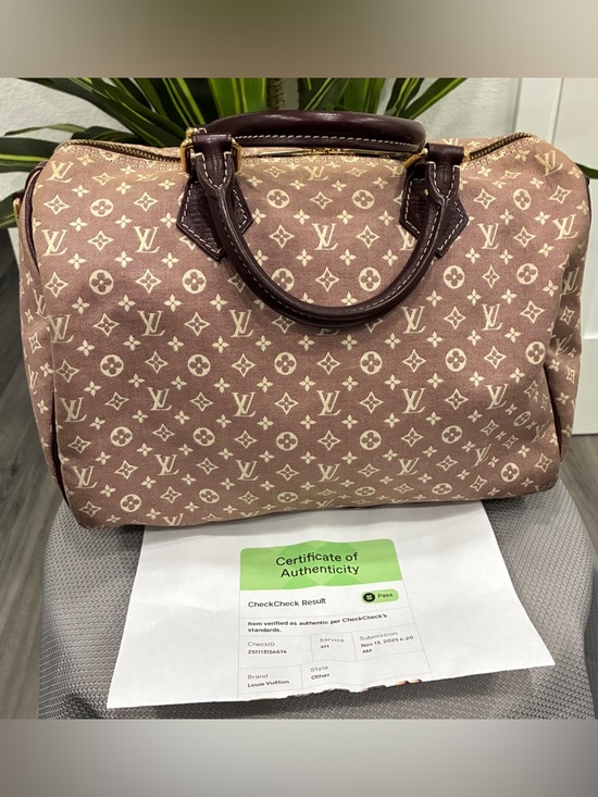 Louis Vuitton Handbags - Louis Vuitton Mini Lin Speedy Doctor Bag Burgundy Monogram Satchel used-30